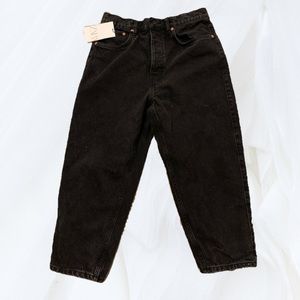 Zara Straight Leg Cropped Jeans